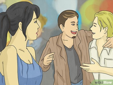 Does he excessively compliment or touch other men?