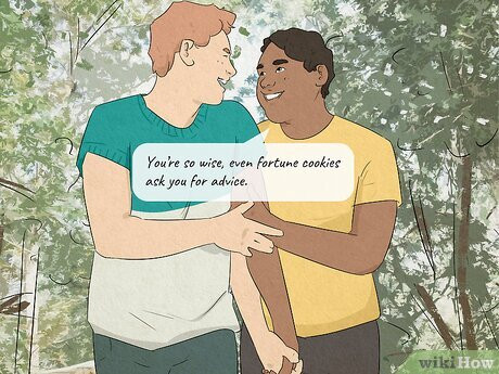 Express admiration for your boyfriend with a unique compliment.