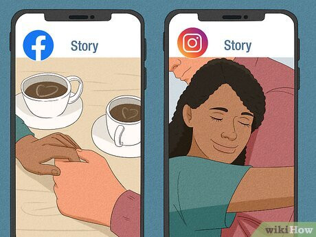 Step 3 Use Instagram/Facebook stories to offer live-action glimpses.