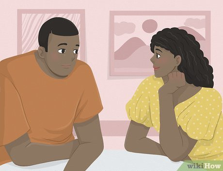 Step 3 Ask him a casual question.