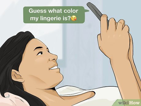 Text your boyfriend this flirtatious question to make his mind wander.