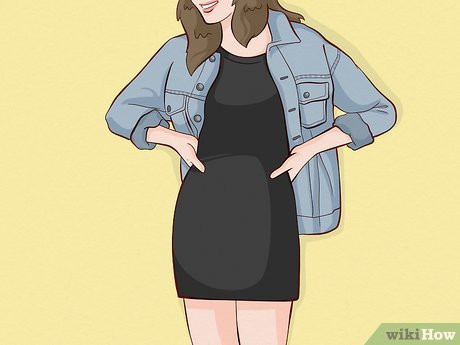 Opt for a simple fitted dress if you’re looking to spice things up.