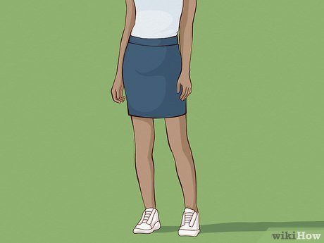 Try an above-the-knee pencil, skater, or a-line skirt for a sassier outfit.