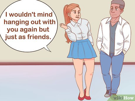 Step 4 Tell the other person you're not interested if it comes up.