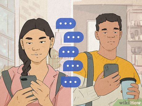 Texting each other often is fine as long as both of you are okay with it.