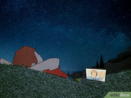 Looking up at the same sky can be romantic, even when you’re apart.