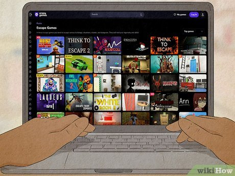 Test your puzzle-solving skills by completing a virtual escape room.