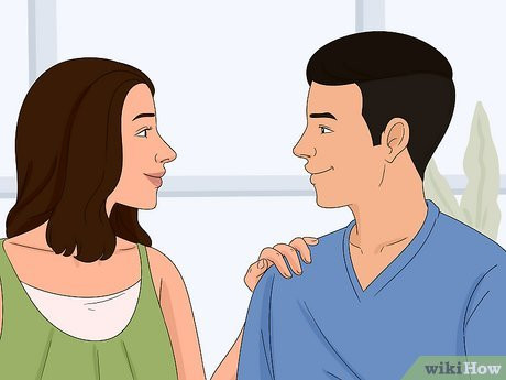 He'll appreciate these classic flirty gestures.