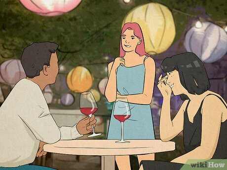 Step 6 Ask what they're eating or drinking.