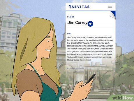 Step 3 Contact your celebrity through their agent or email.