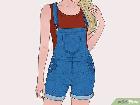 Show off your quirky side with a pair of overalls.